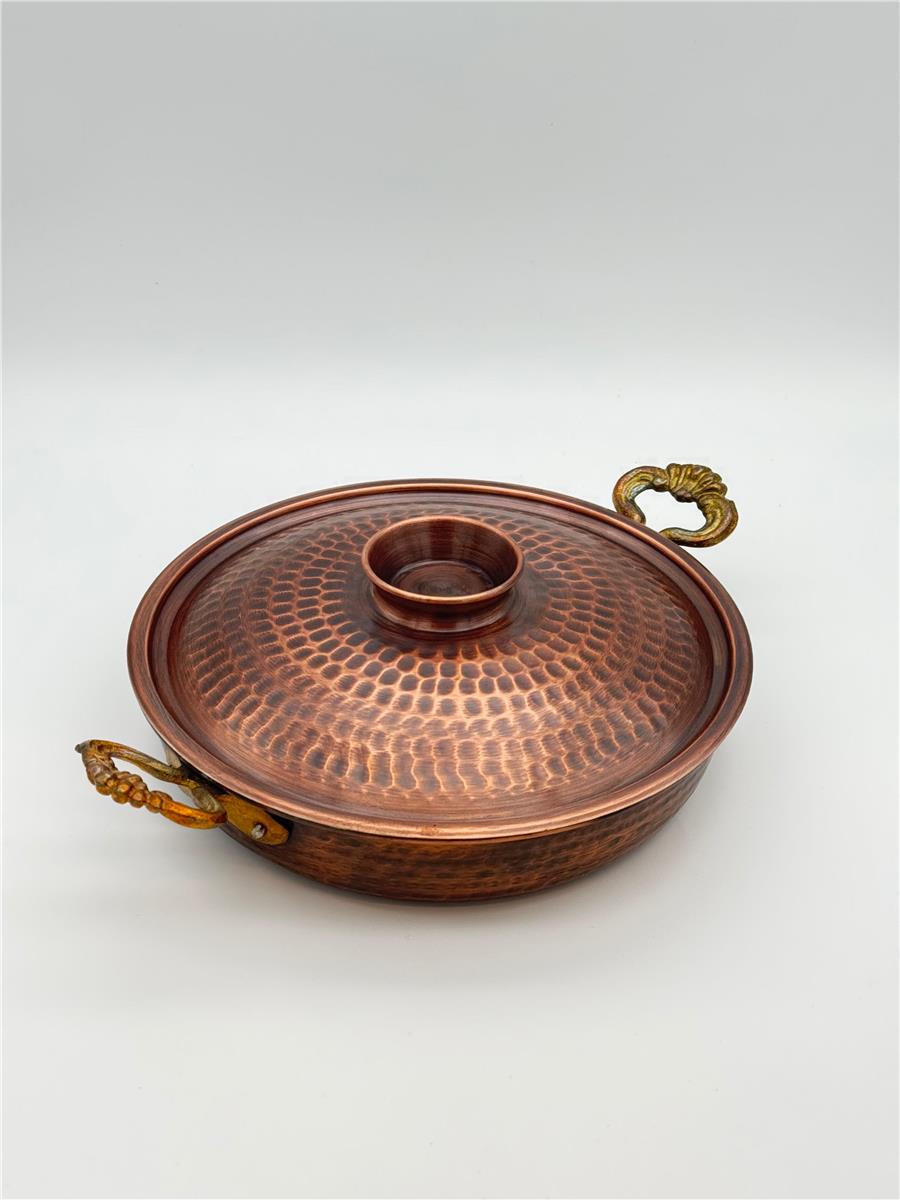 ESKİTME BAKIR KAPAKLI 20 CM