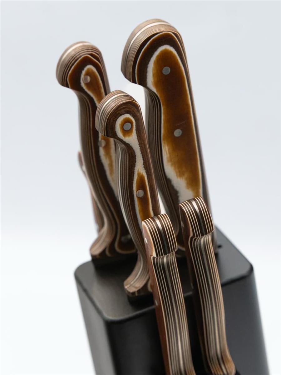 7'li Verzalit Saplı Bıçak Seti