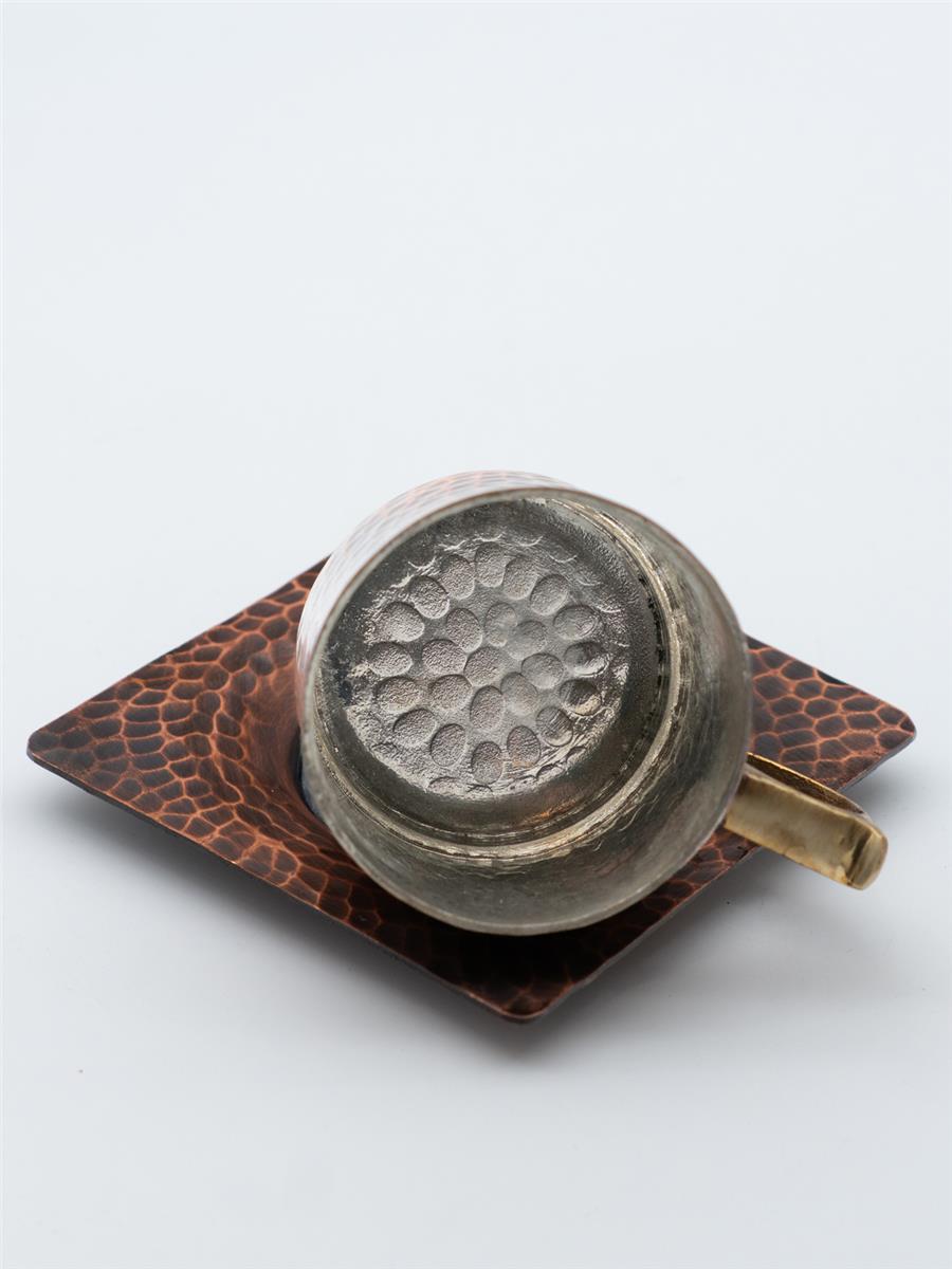 Eskitme Bakır Tiryaki Fincanı