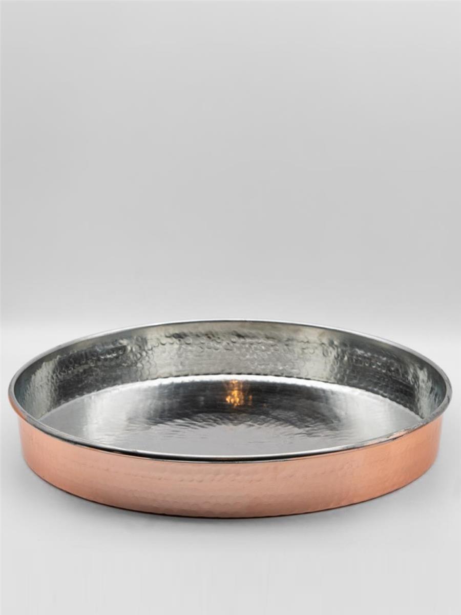 Bakır El Yapımı Fırın Tepsisi 28 cm