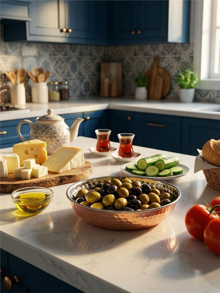 Sapsız Büyük Bakır Kahvaltılık