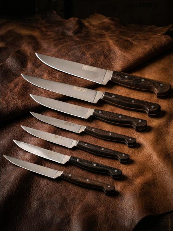 7’li Ahşap Sürmene Bıçak Seti