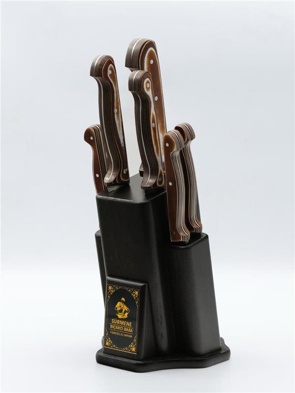 7'li Verzalit Saplı Bıçak Seti
