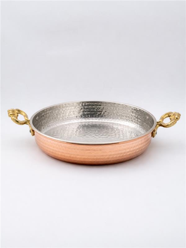 El Yapımı Bakır Yumurta Tavası 16 Cm