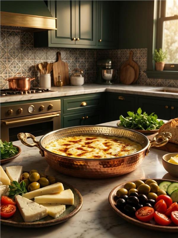 El Yapımı Bakır Yumurta Tavası 24 Cm