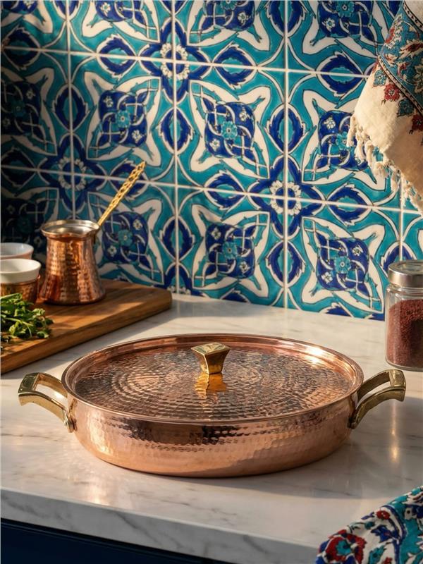 Kapaklı Bakır Balık Tavası