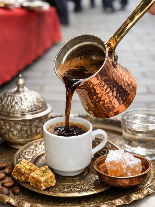 Premium El Yapımı Bakır Cezve 9,5CM