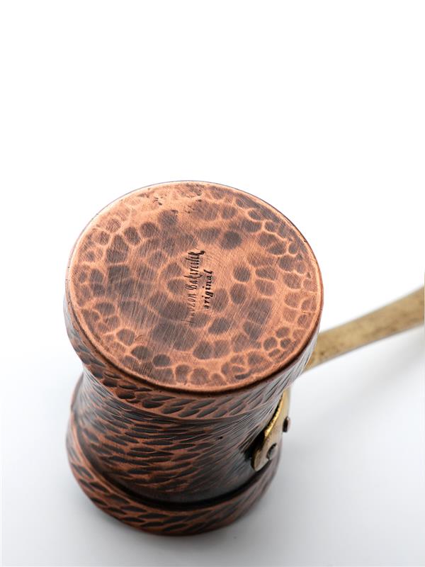 Premium El Yapımı Eskitme Bakır Cezve 10CM