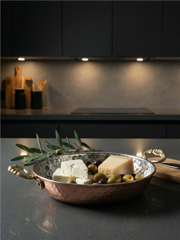 Saplı Küçük Bakır Kahvaltılık