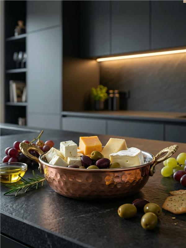 Saplı Büyük Bakır Kahvaltılık